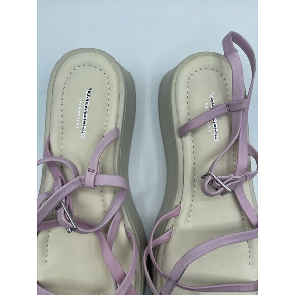 VAGABOND SHOEMAKERS Courtney Strappy Platform Sandals - Lilac - EU40/US10 NWOB - Picture 13 of 16